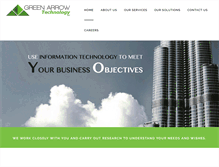 Tablet Screenshot of greenarrowuae.com